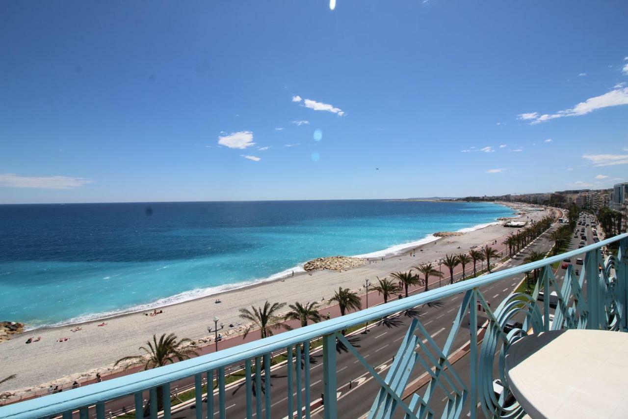 Nice Booking - Electra Vue Mer Balcon Dernier Etage Exteriér fotografie